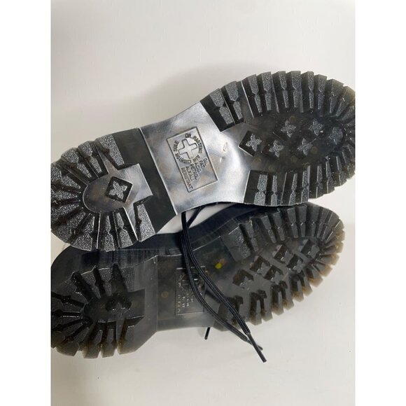 NEW Dr. Martens 1460 Pascal Max White Leather Platform Combat Boots Size 41 US 9 - Picture 7 of 7